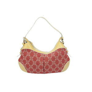 Celine Paris Macadam Canvas Leather One Handle Handbag Shoulder Bag Color